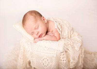 Newborn Photograph - Portfolio - Cream Background