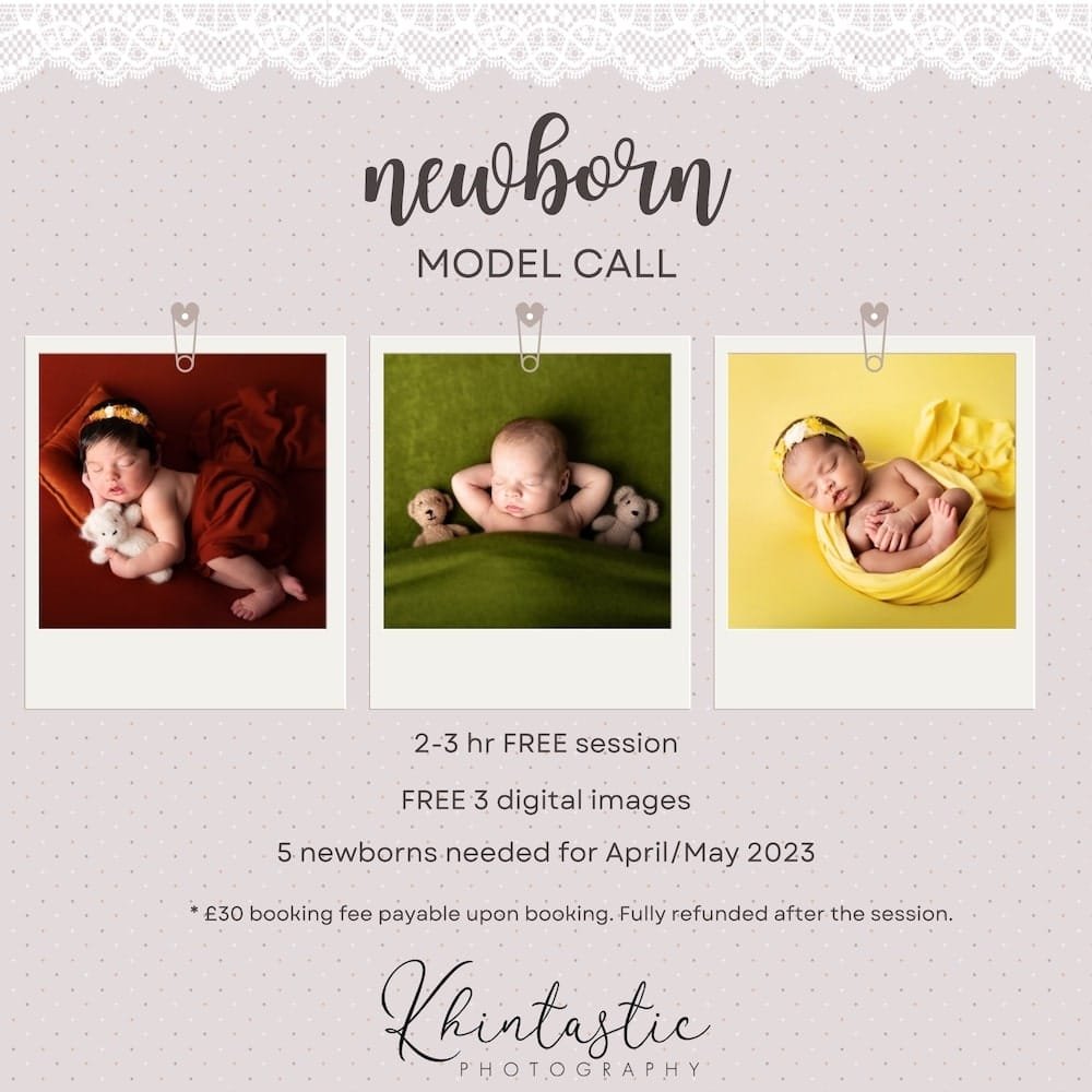 Newborn Model Call Milton Keynes Photographer Khintastic Photography