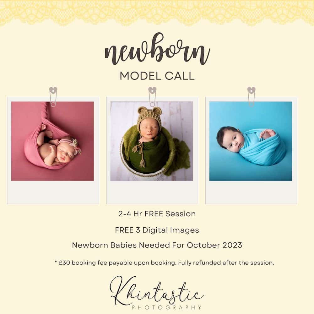 Newborn Model Call Milton Keynes Photographer Khintastic Photography